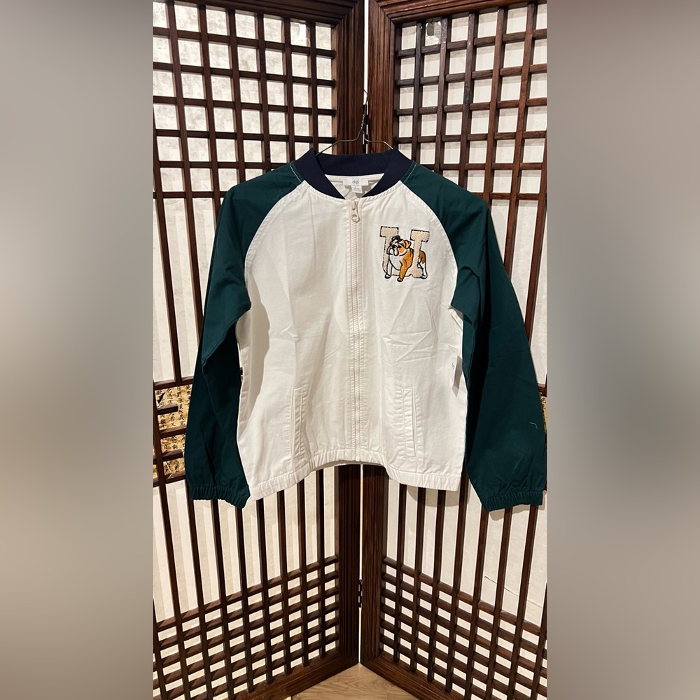 Dip White and Green Jacket